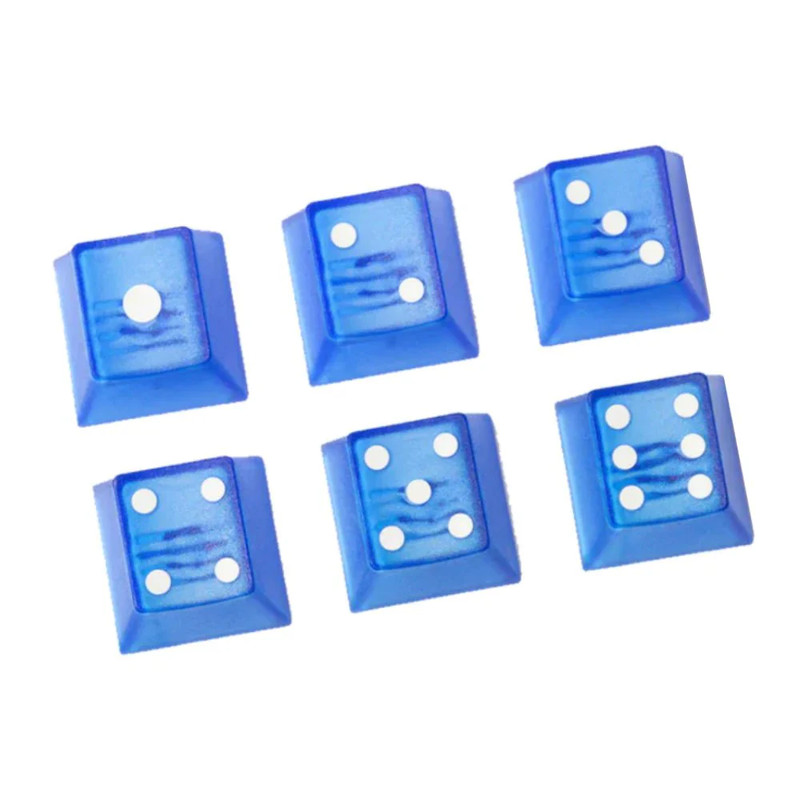 Tai-Hao ABS-Cubic Novelty Backlit Keyset - SkyBlue - مفاتيح كيبورد